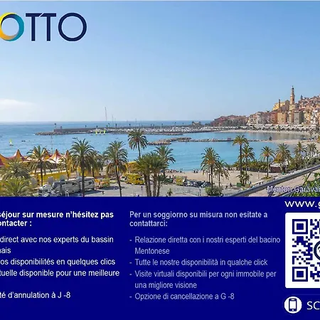 Apartament Climatise Avec Terrasse Et Wifi Proche Plages A - Fr-1-196-377 Mentona